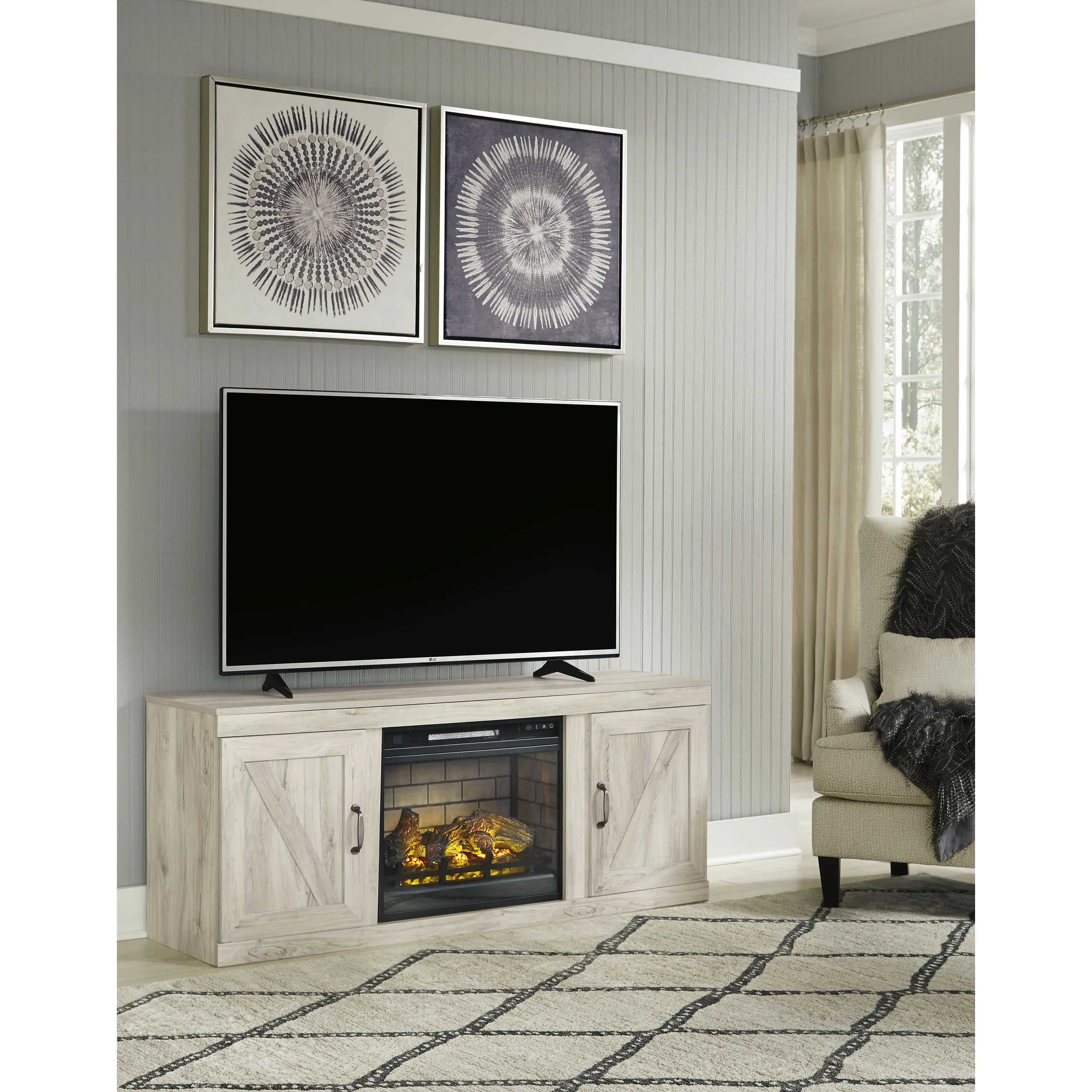 Signature Design by Ashley Bellaby TV Stand EW0331-268/W100-101