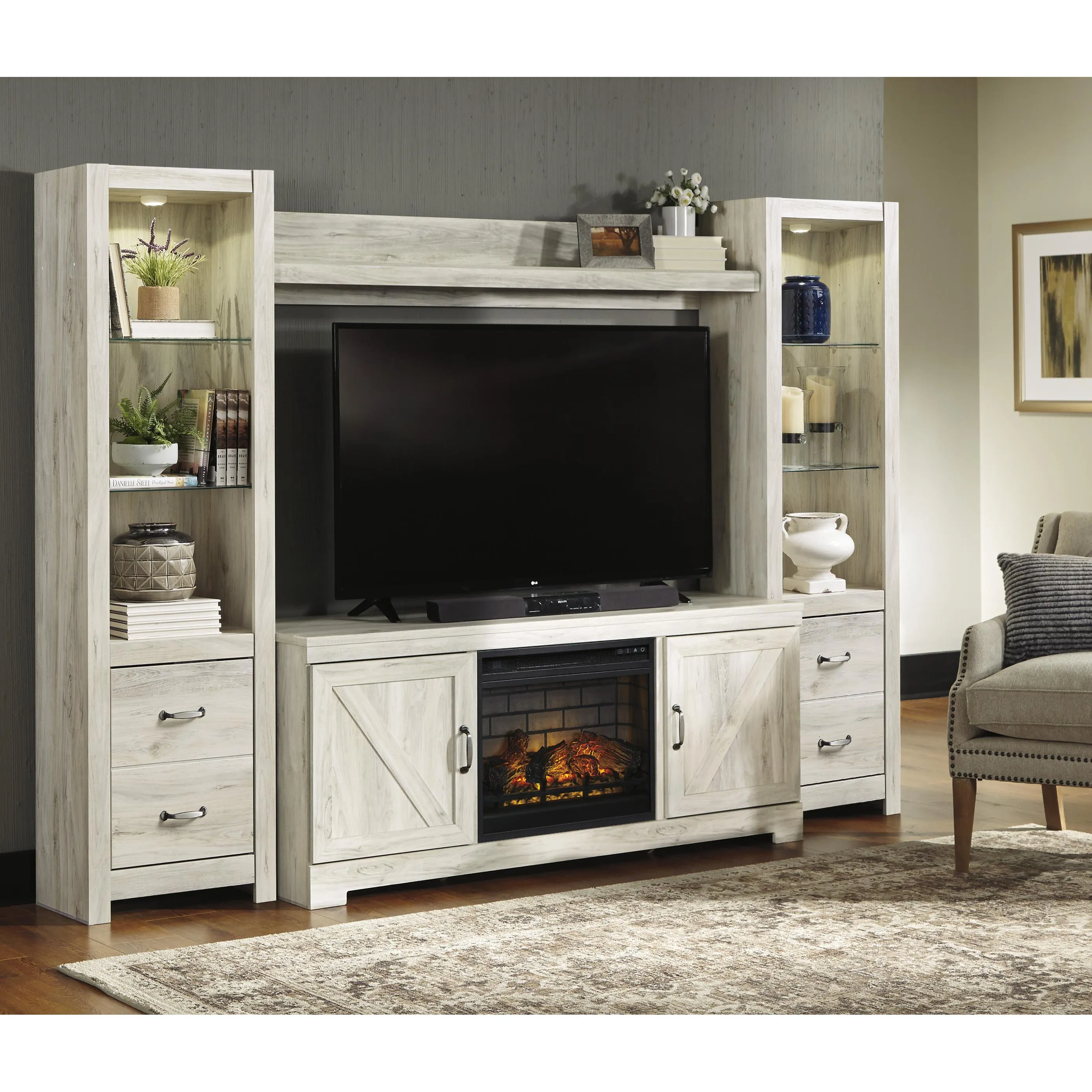 Signature Design by Ashley Bellaby TV Stand W331-68/W100-101