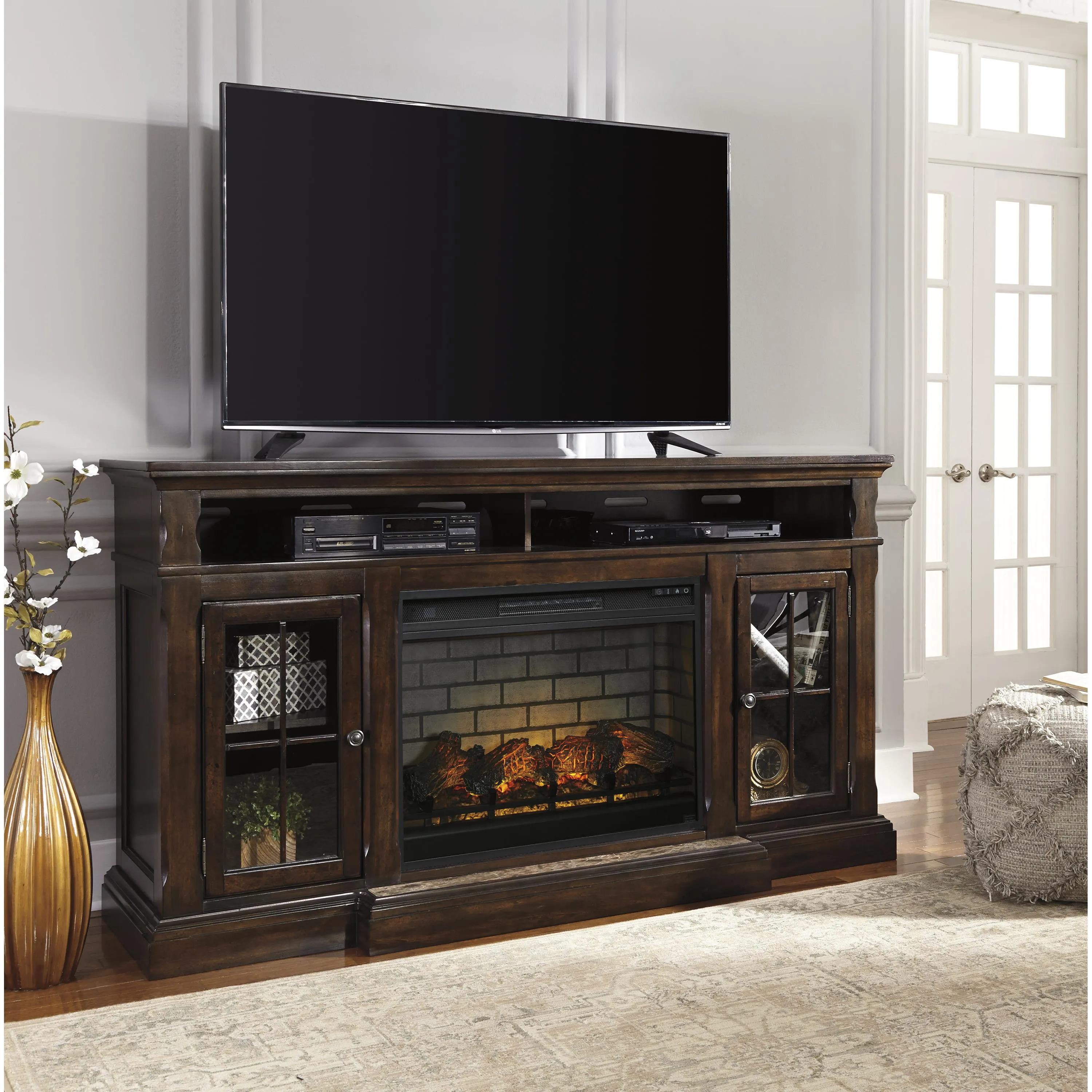 Signature Design by Ashley Roddinton TV Stand W701-88/W100-121