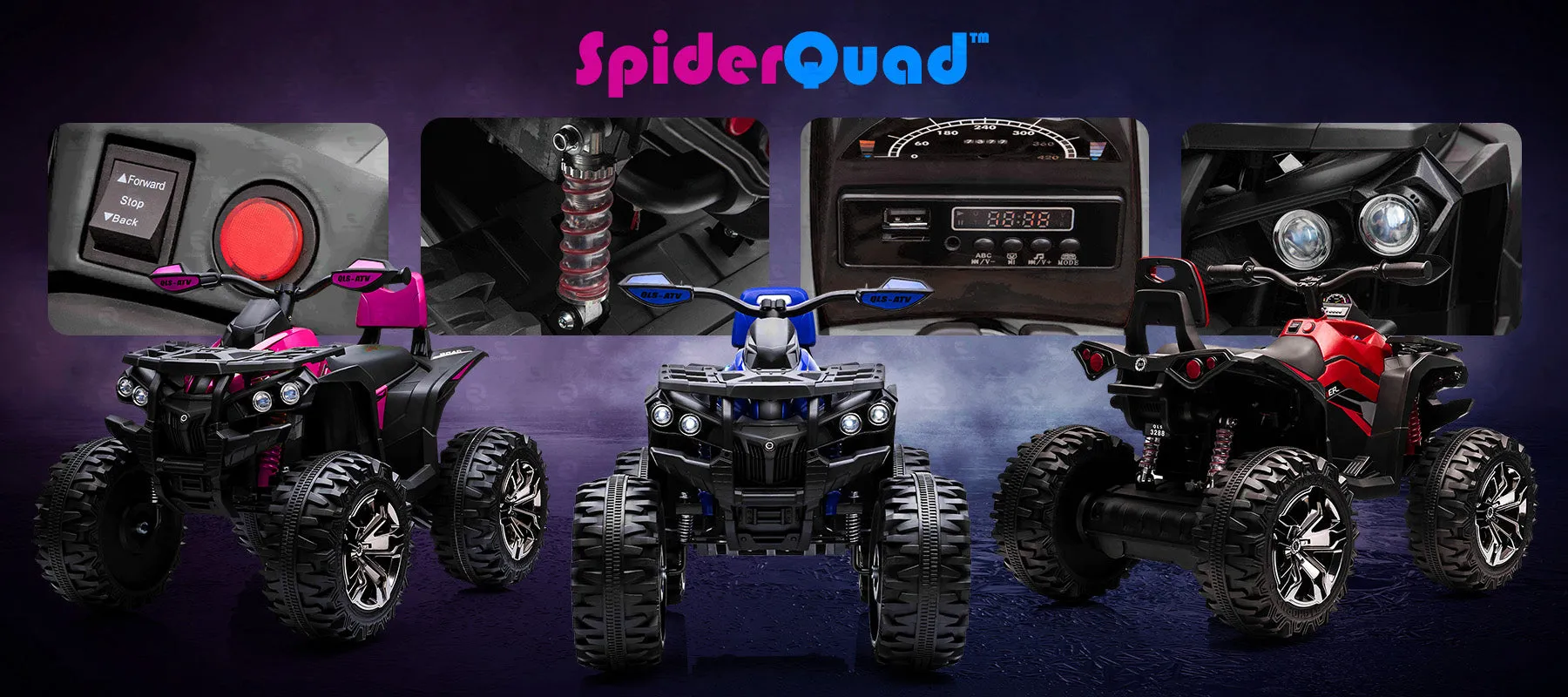 SpiderQuad™ Quad ATV Bike