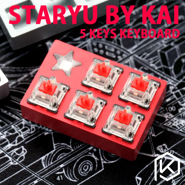 Staryu 5% Custom Keyboard PCB