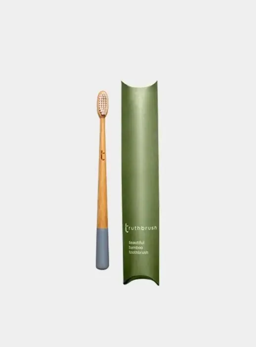 Storm Grey - Soft - Truthbrush Bamboo Toothbrush