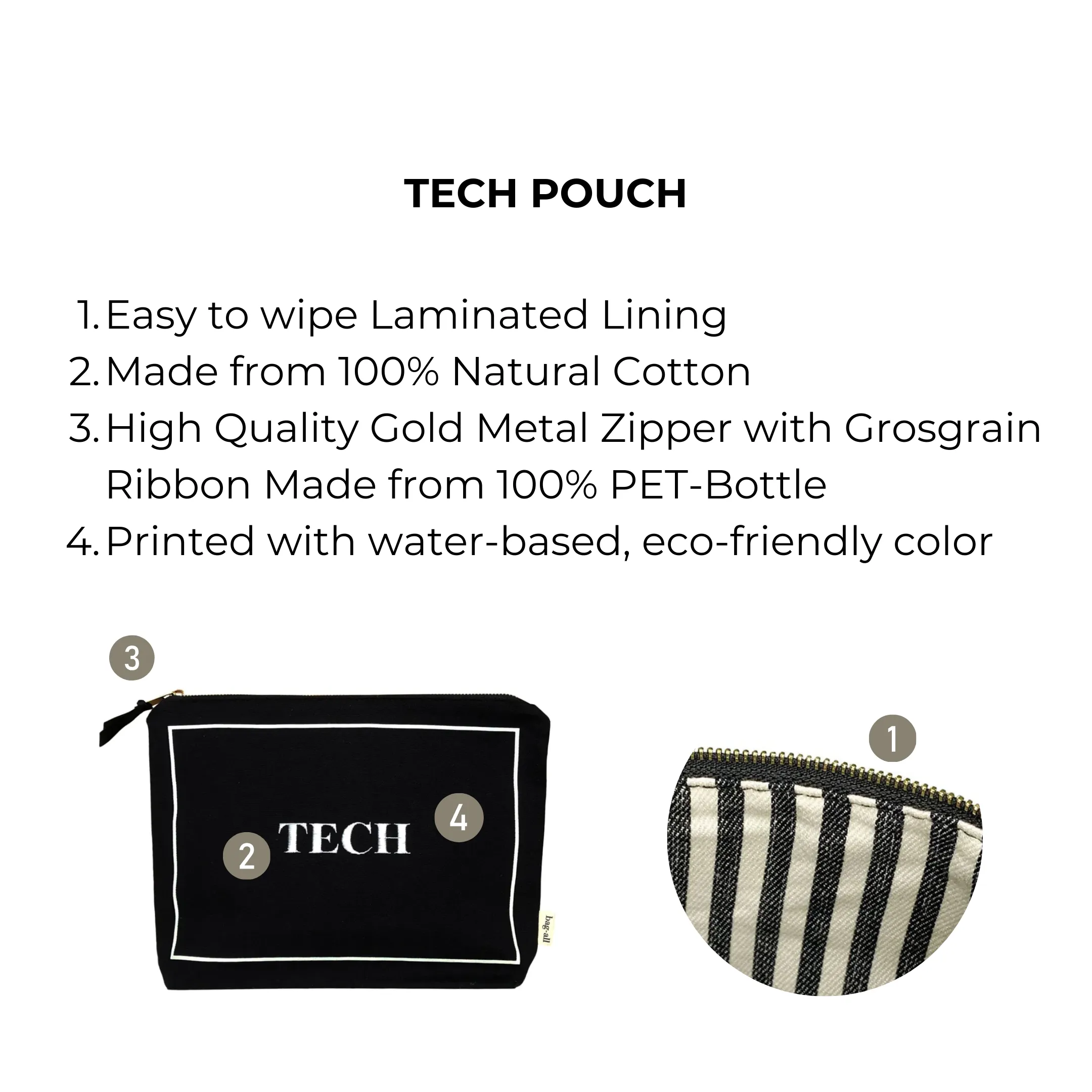 Tech Pouch, Black