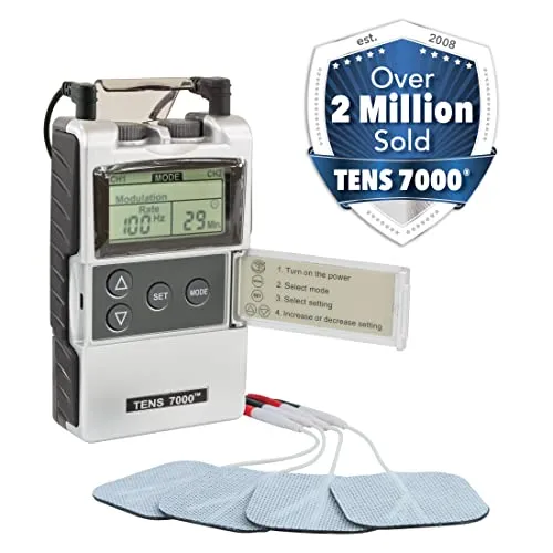 TENS 7000 Digital TENS Unit With Accessories