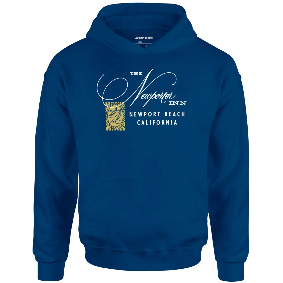 The Newporter Inn - Newport Beach, CA - Vintage Hotel - Unisex Hoodie