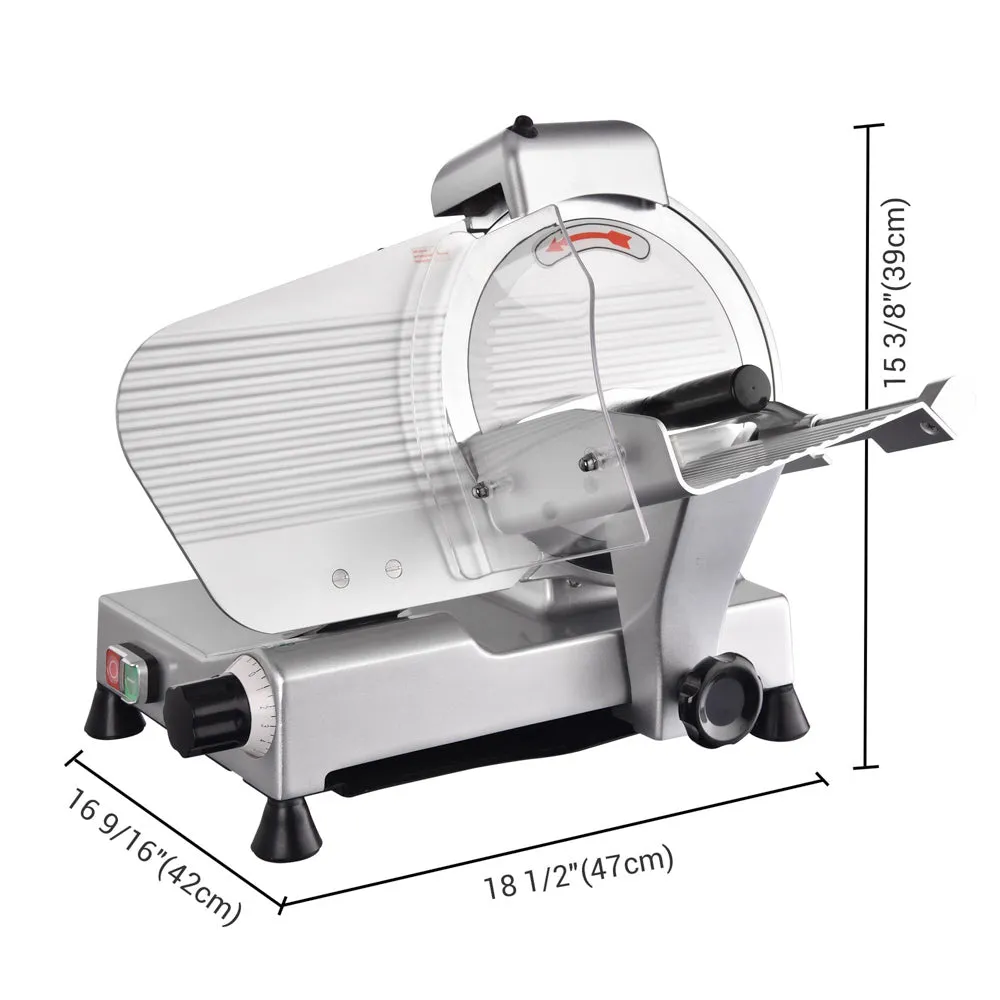 TheLAShop 10" Commercial Electric Meat Slicer Butcher Food Slicer