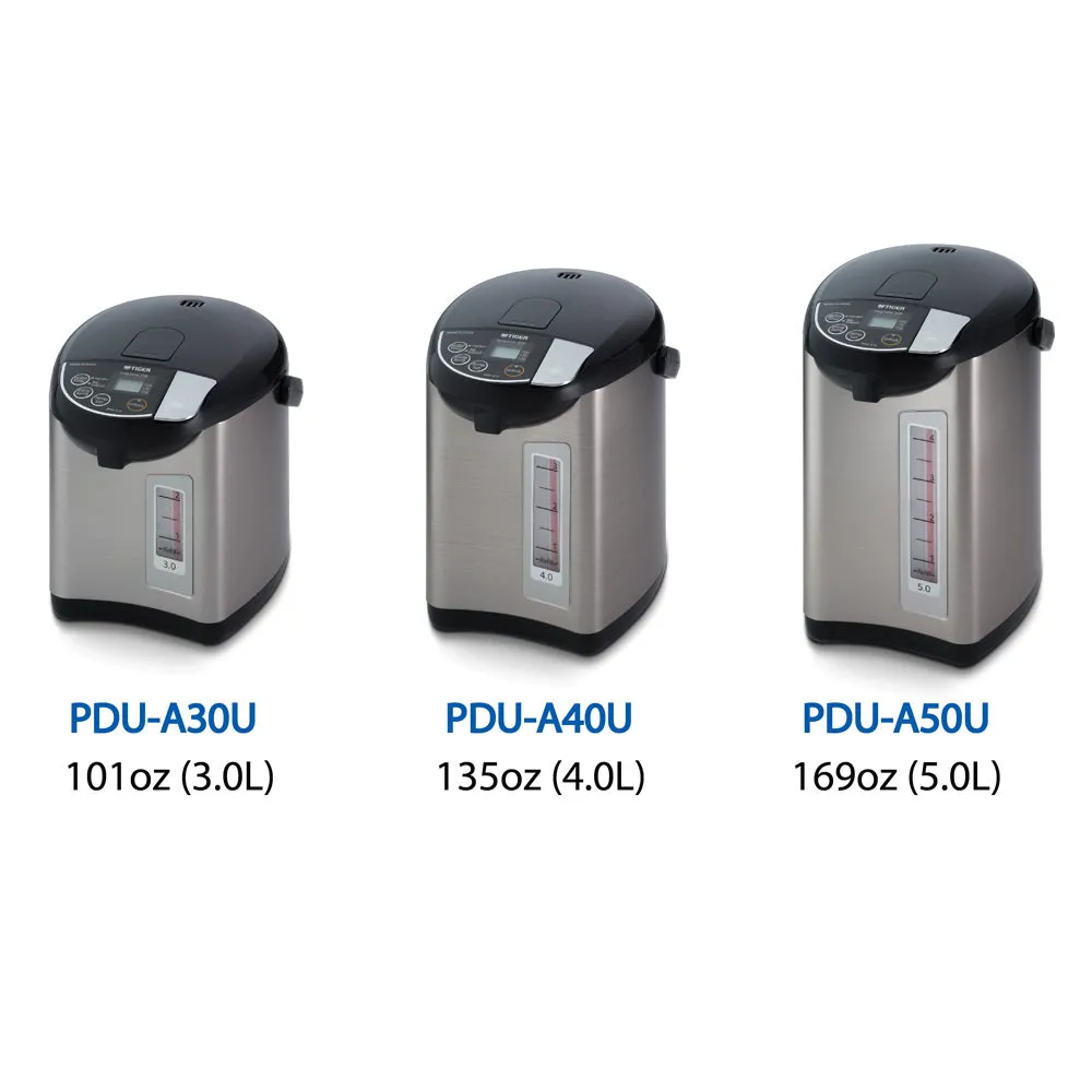 Tiger PDU-A Series Stainless Steel Electric Water Boiler And Warmer PDU-A30U/PDU-A40U/PDU-A50U