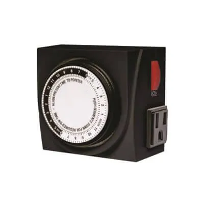 Timemaster 2 Outlet 120V Mechanical Timer