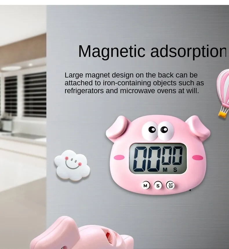 Timer Children's  Mute Learning Time Management Kitchen Baking Timer