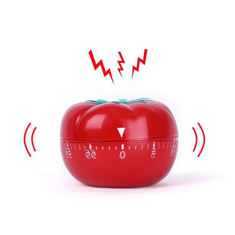 Tomato Timer Creative Kitchen Mechanical Timer Countdown Timer Reminder Alarm 1-60min 360 Degree Minuterie timer