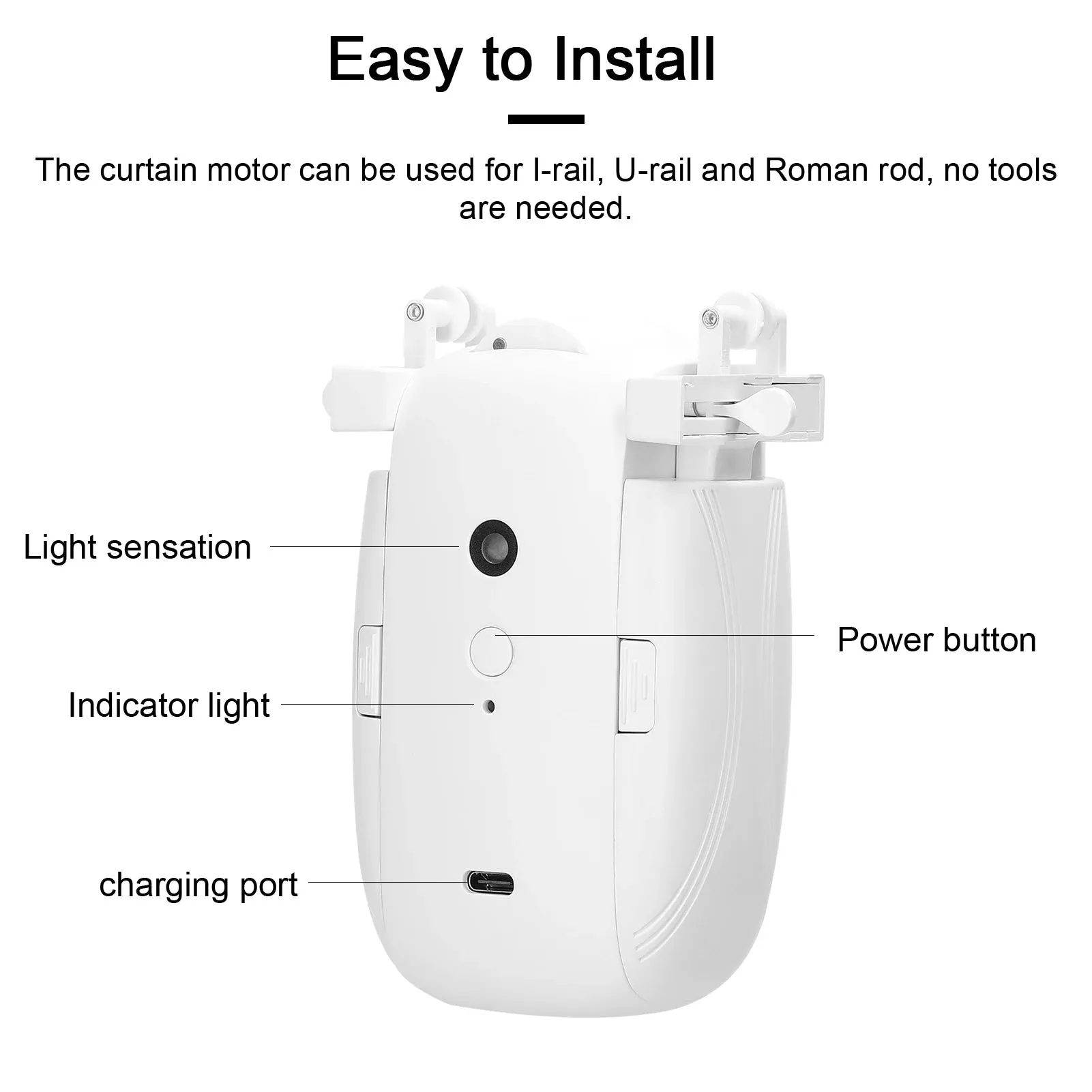 Tuya ZigBee 3 in 1 Intelligent Curtain Motor Electric Curtain Robot Auto Opener No Wiring Support APP Remote Control Timer