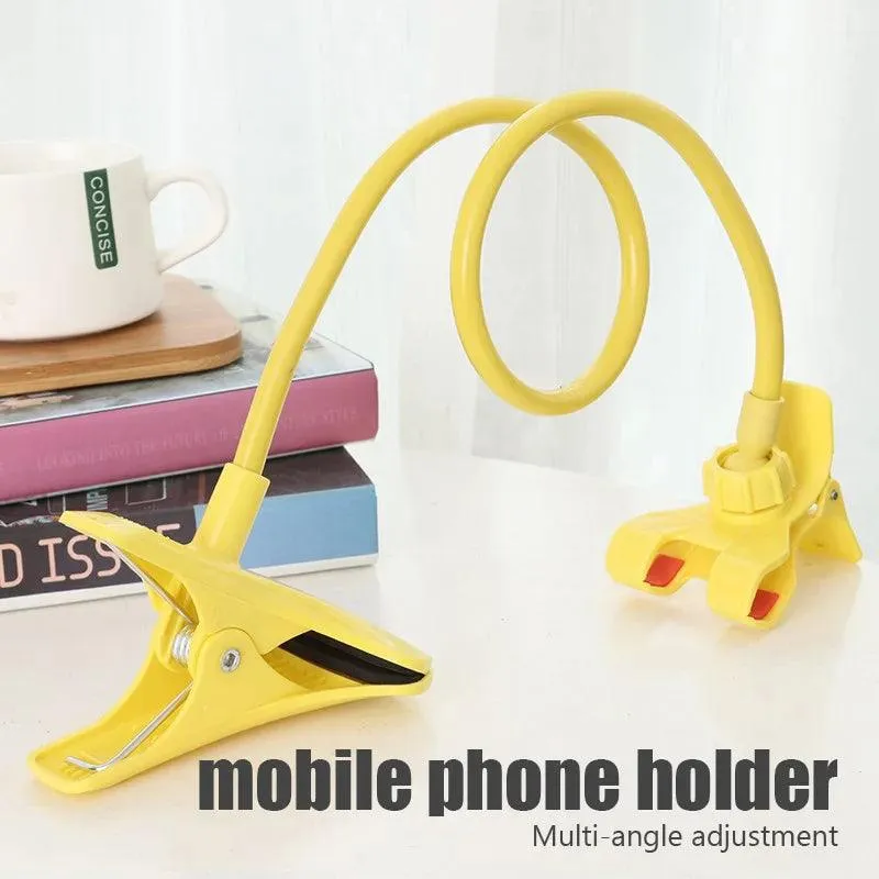 Universal Mobile Phone Holder - Adjustable, Stable & Wide Compatibility for Hands-Free Viewing