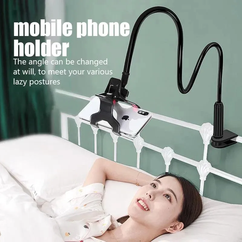 Universal Mobile Phone Holder - Adjustable, Stable & Wide Compatibility for Hands-Free Viewing