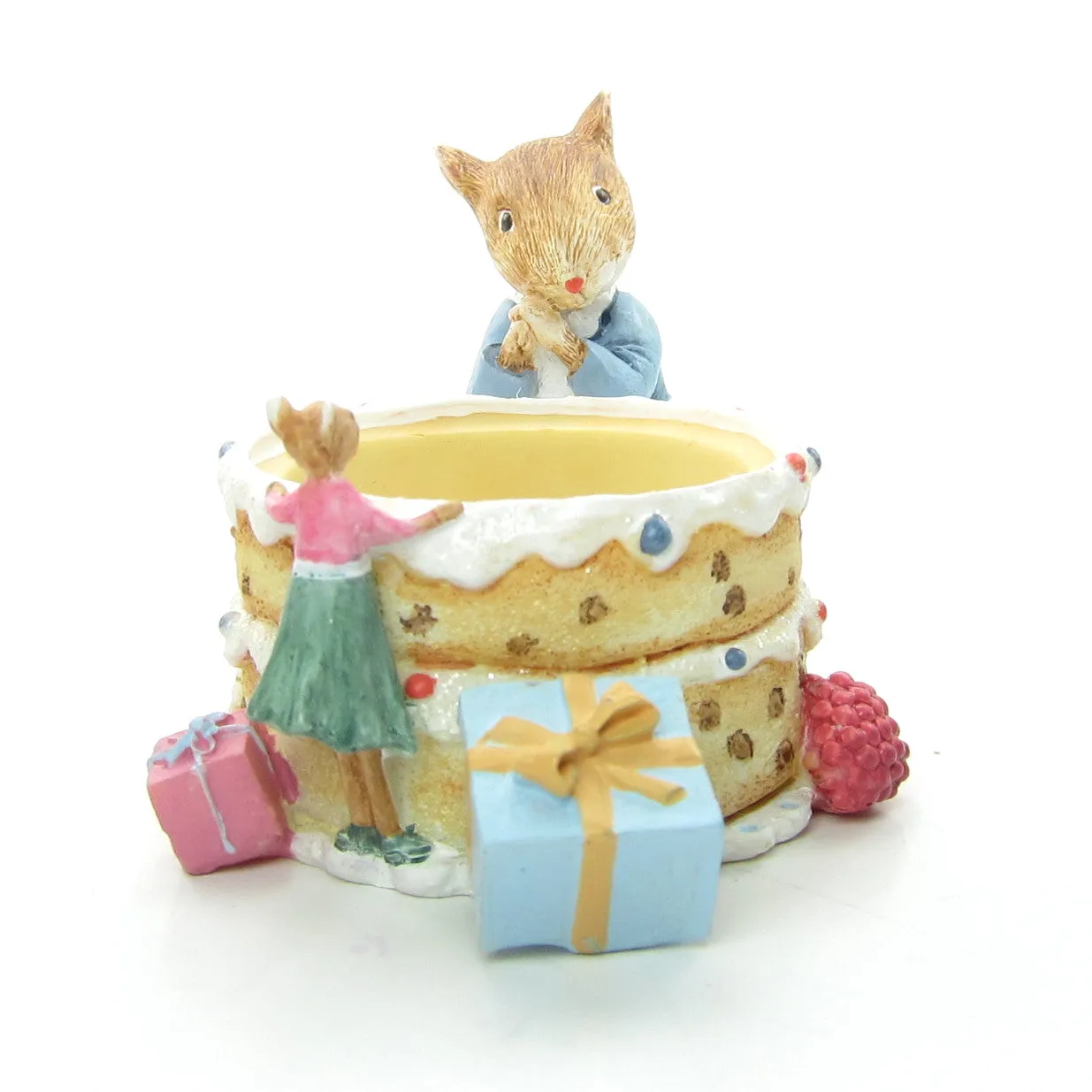 Vera the Mouse Marjolein Bastin Hallmark Birthday Cake Tea Light Candle Holder