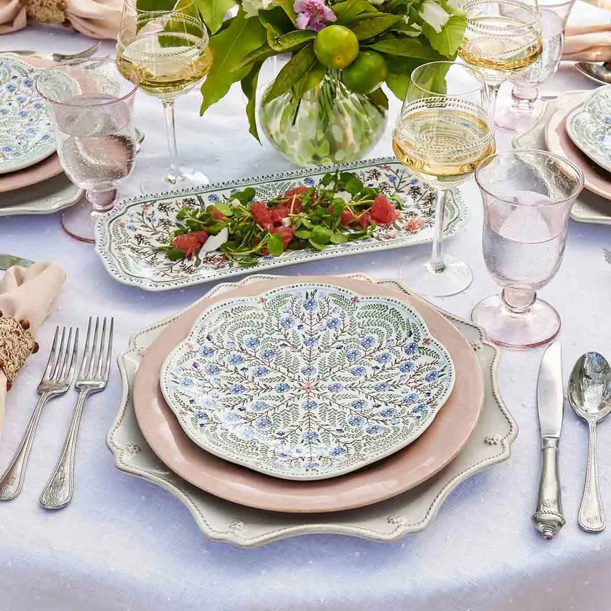 Villa Seville 4pc Place Setting - Chambray