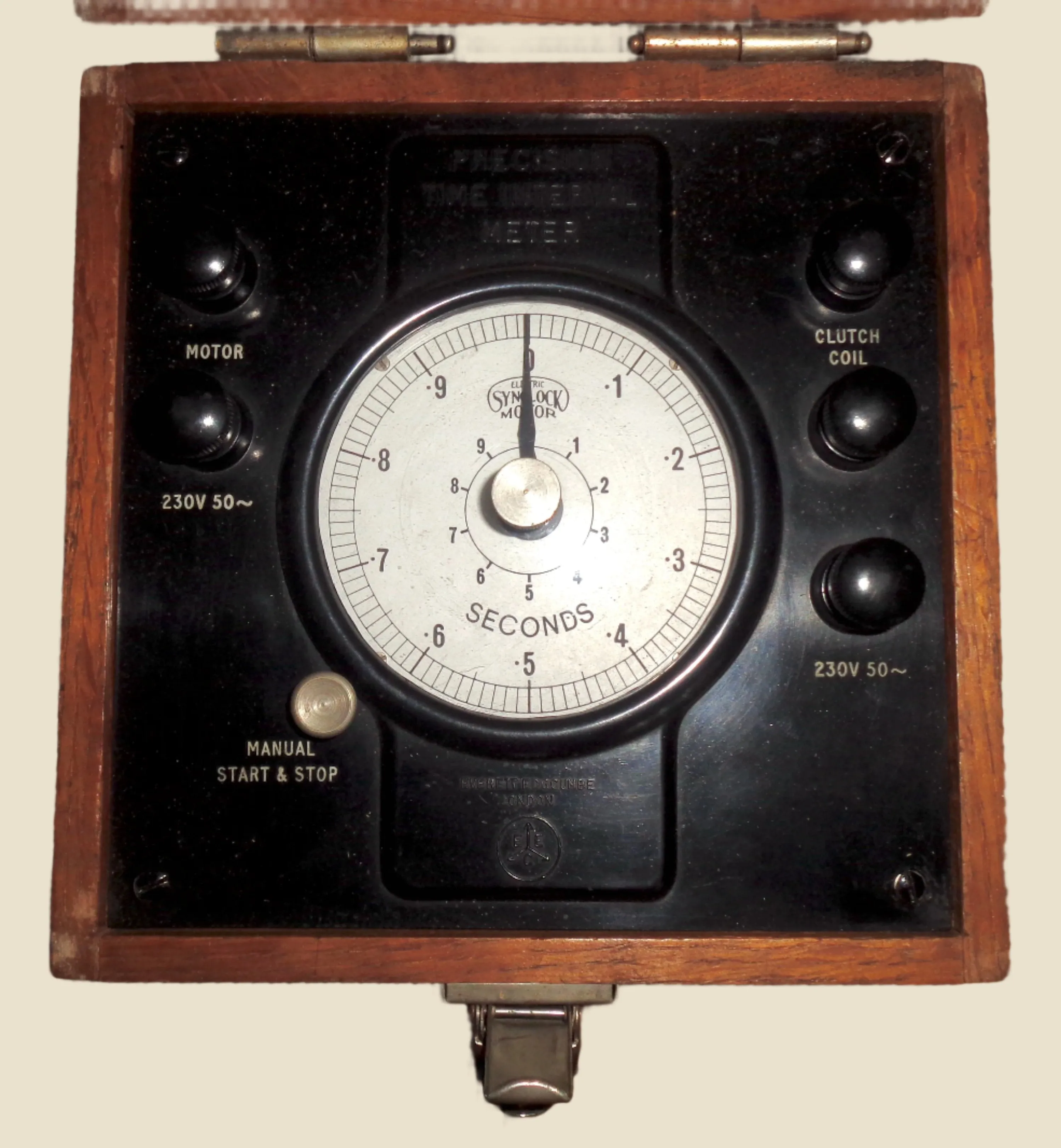 Vintage Synclock Precision Time Interval Meter Made By Everett Edgcumbe