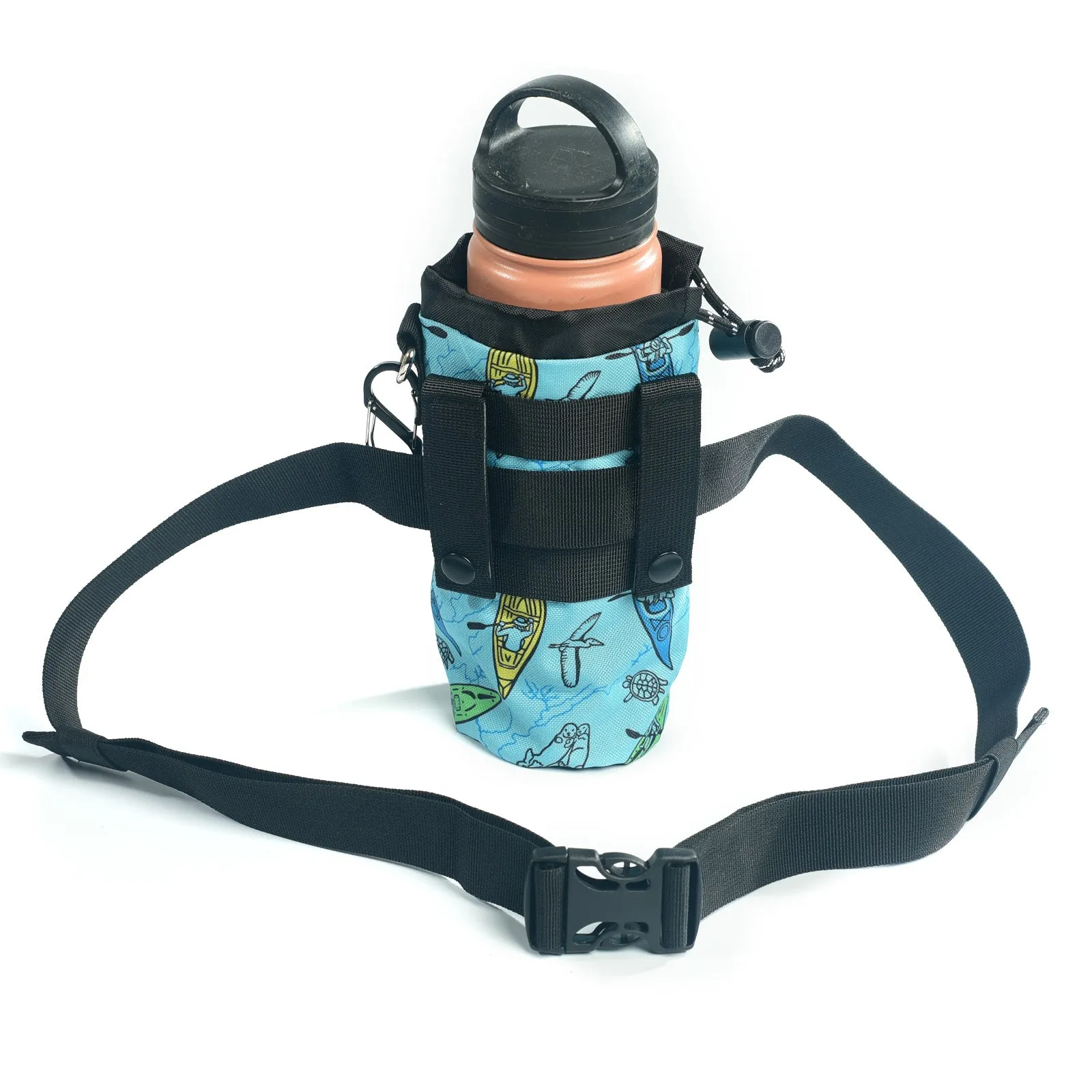 Waist Strap for Water Bottle Carriers, Holders & Tail-Along Pouch