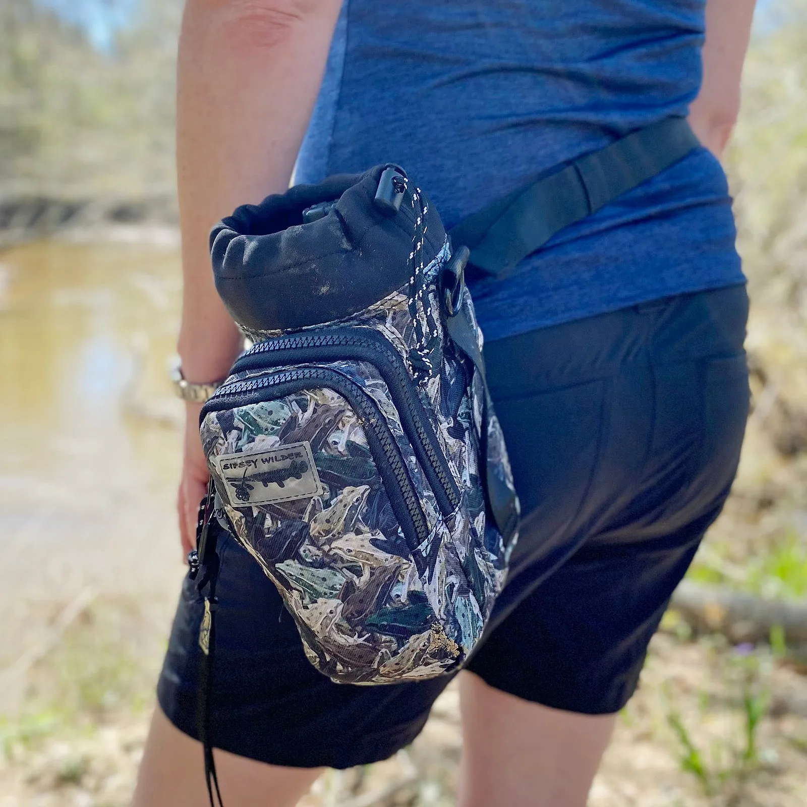 Waist Strap for Water Bottle Carriers, Holders & Tail-Along Pouch