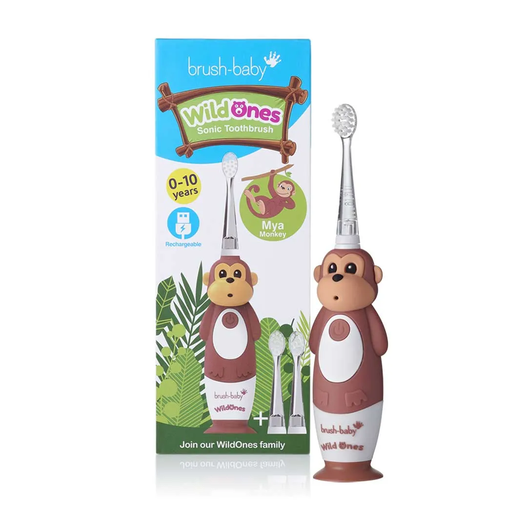 WildOnes™ Monkey Kids Electric Rechargeable Toothbrush