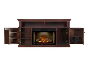 Winston Electric Fireplace Media Console in Espresso