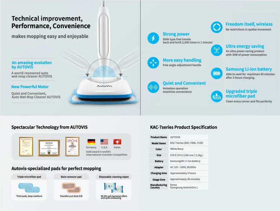 Wireless Electric Mop (KAC-7000)