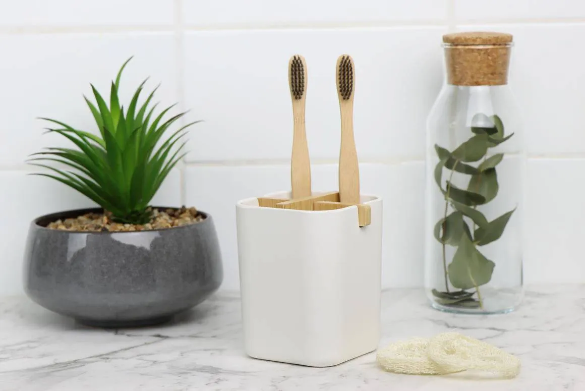 Wreen | Little Panda - Bamboo Kitchen/Toothbrush Holder