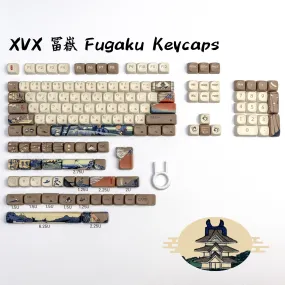 XVX  Fugaku MOA Profile Dye-Sub PBT Keycap Set  140-Key