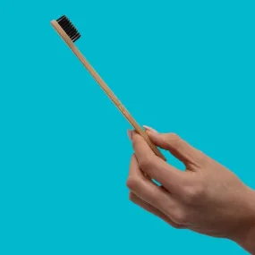 Zimba Bamboo Toothbrush (Activated Charcoal Infused)